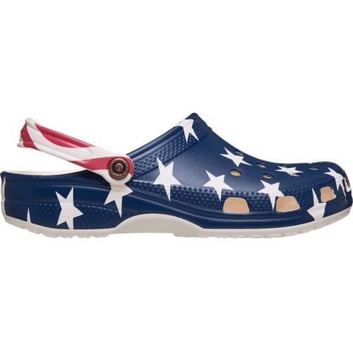 Crocs American Flag Classic Clog Mens 7 Red White Blue W9 July 4th USA New NWT 0228401005974-602.jpg?ts=  main image 3