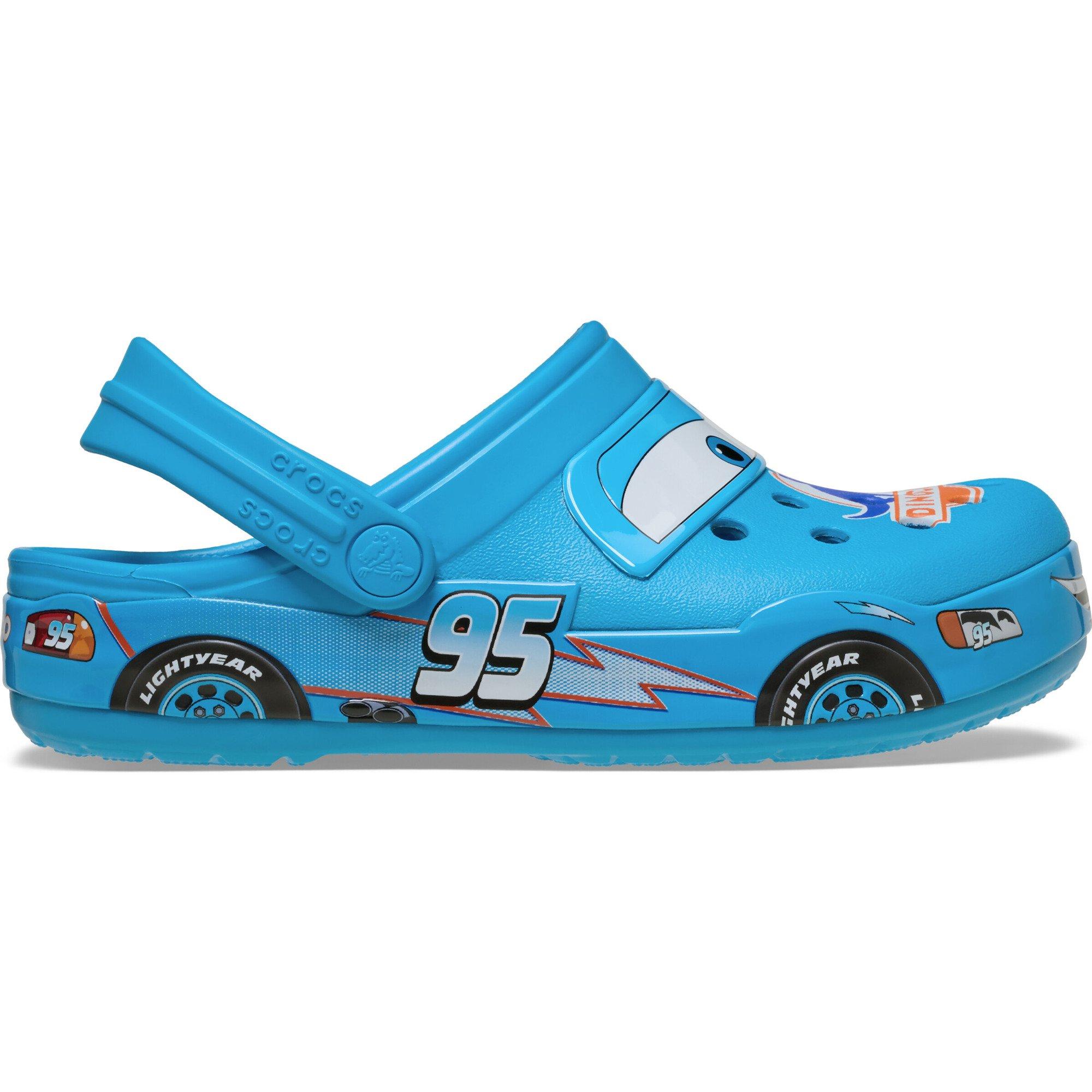 Big Kids' Crocs Lightning McQueen Dinoco Clogs