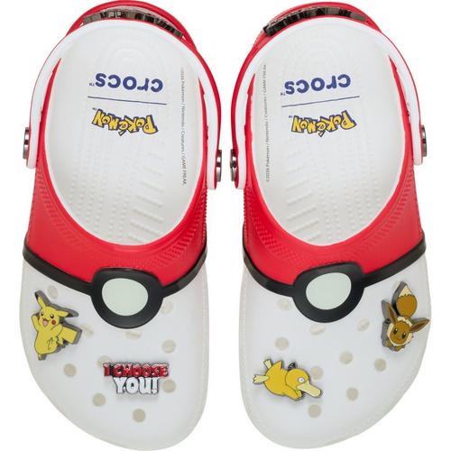 Little Kids' Crocs Pokemon Poke Ball Classic Clogs