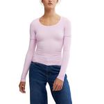 Women's Free People Love Letter Long Sleeve Scoop Neck Shirt - Thumbnail 1 of 5