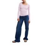 Women's Free People Love Letter Long Sleeve Scoop Neck Shirt - Thumbnail 5 of 5