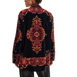 Women's Free People We The Free One Night Velvet Long Sleeve Button Up Shirt - Thumbnail 2 of 3