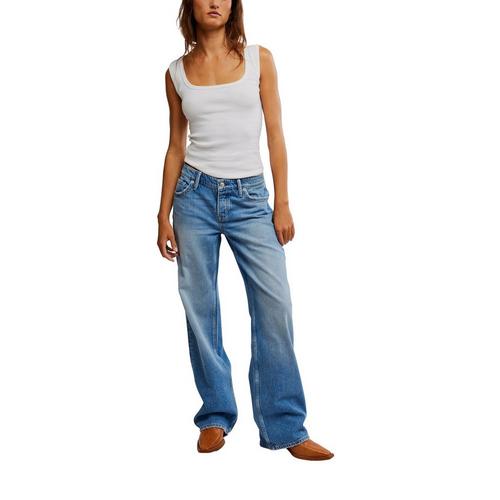 Women's Free People We The Free Tennessee Low-Rise Boyfriend Jeans - Primary Image