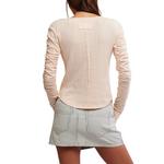 Women's Free People Hope Long Sleeve Scoop Neck Henley - Thumbnail 3 of 5