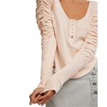Women's Free People Hope Long Sleeve Scoop Neck Henley - Thumbnail 4 of 5