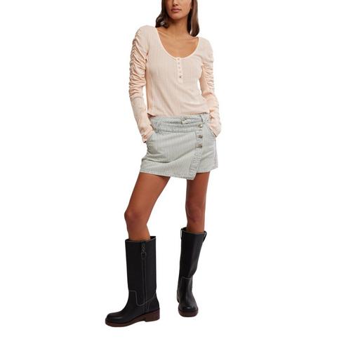 Women's Free People Hope Long Sleeve Scoop Neck Henley - Primary Image