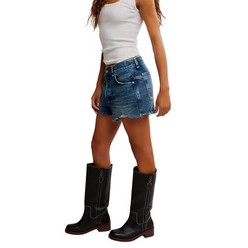 Women's Free People We The Free Now Or Never Jean Shorts - Primary Image