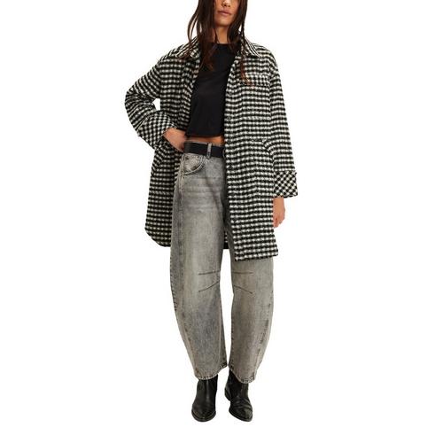Women's Free People We The Free Get Around Houndstooth Jacket - Primary Image