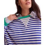 Women's Free People Classic Striped Oversized Crewneck Sweatshirt - Thumbnail 3 of 3