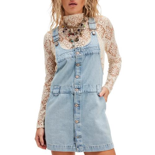 Women's Free People We The Free Edie Denim Shift Dress - Primary Image
