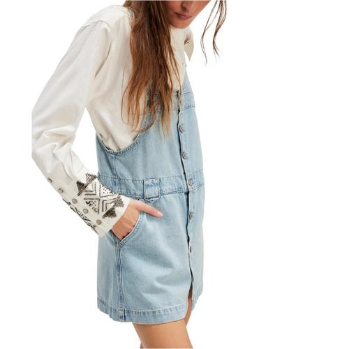 Women's Free People We The Free Edie Denim Shift Dress - Primary Image