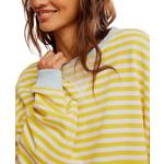 Women's Free People Classic Striped Oversized Crewneck Sweatshirt - Thumbnail 4 of 5