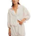 Women's Free People Full Bloom 3/4 Sleeve Button Up Shirt - Thumbnail 1 of 5