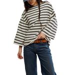 Women's Free People We The Free C'est La Vie 3/4 Sleeve T-Shirt - Thumbnail 1 of 4