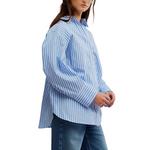 Women's Free People Sabine Striped Articulated Long Sleeve Button Up Shirt - Thumbnail 2 of 4