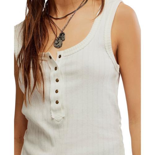 Women's Free People Care FP Bryson Henley Tank Top | SCHEELS.com
