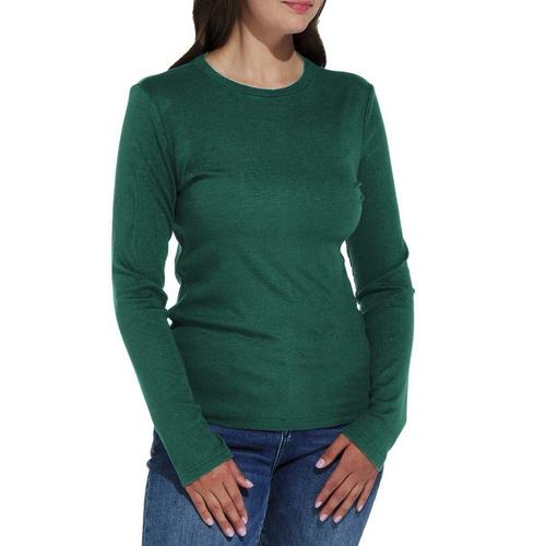 Women's Mikarose Ribbed Long Sleeve T-Shirt - Primary Image