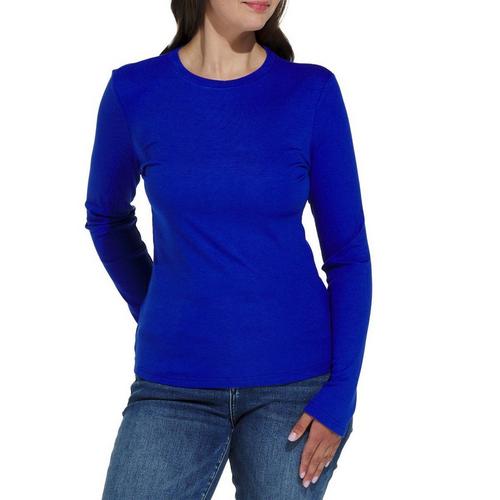 Women's Mikarose Ribbed Long Sleeve T-Shirt - Primary Image