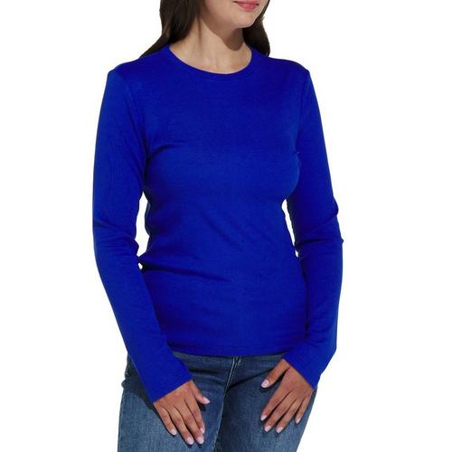 Women's Mikarose Ribbed Long Sleeve T-Shirt - Primary Image