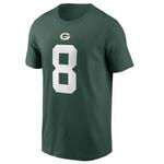 Nike Kids' Green Bay Packers Josh Jacobs #8 Name & Number T-Shirt - Thumbnail 2 of 2