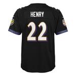 Nike Kids' Baltimore Ravens Derrick Henry #22 Game Jersey - Thumbnail 2 of 5
