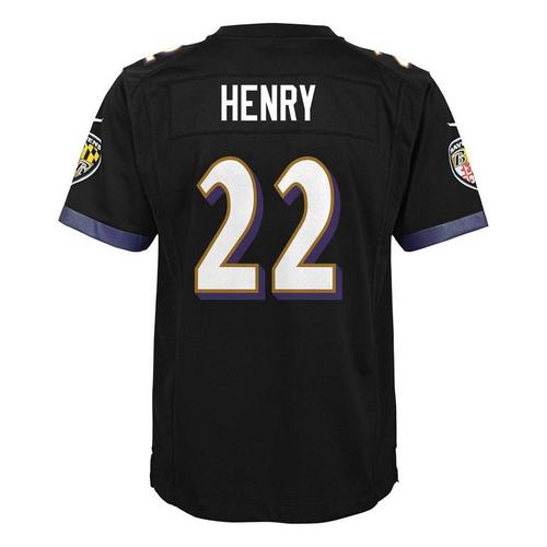 Nike Kids' Baltimore Ravens Derrick Henry #22 Game Jersey - Primary Image