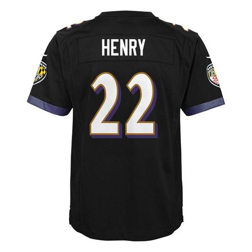 Nike Kids' Baltimore Ravens Derrick Henry #22 Game Jersey - Primary Image