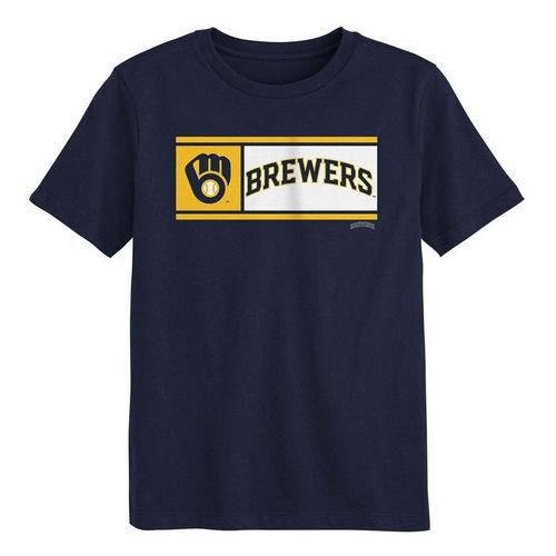 Genuine Stuff Kids' Milwaukee Brewers Homerun Derby T-Shirt - Primary Image