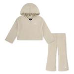 Baby Girls' Jordan "Heir to the Crown" Ribbed Pullover Hoodie and Pants Set - Thumbnail 1 of 4