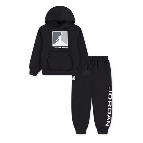 Kids' Jordan Essentials Baseline Fleece Hoodie and Joggers Set - Primary Image