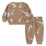 Baby Girls' Nike Bouclé Jacquard 2-Piece Pullover Set Set - Thumbnail 2 of 4
