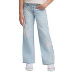 Girls' abercrombie kids Baggy Embroidered Original Wide Leg Jeans - Thumbnail 1 of 6