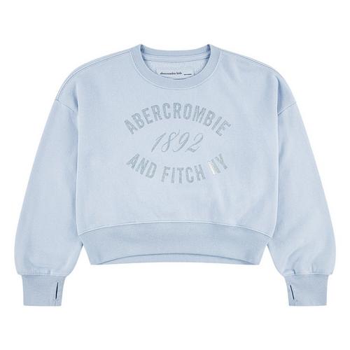 Girls' abercrombie kids Rose Bouquet Crewneck Sweatshirt - Primary Image