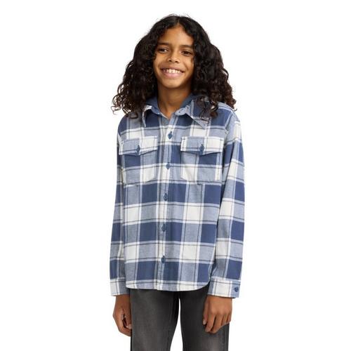 Kids' abercrombie kids Long Sleeve Hooded Flannel - Primary Image