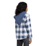 Kids' abercrombie kids Long Sleeve Hooded Flannel - Thumbnail 2 of 3