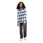 Kids' abercrombie kids Long Sleeve Hooded Flannel - Thumbnail 3 of 3