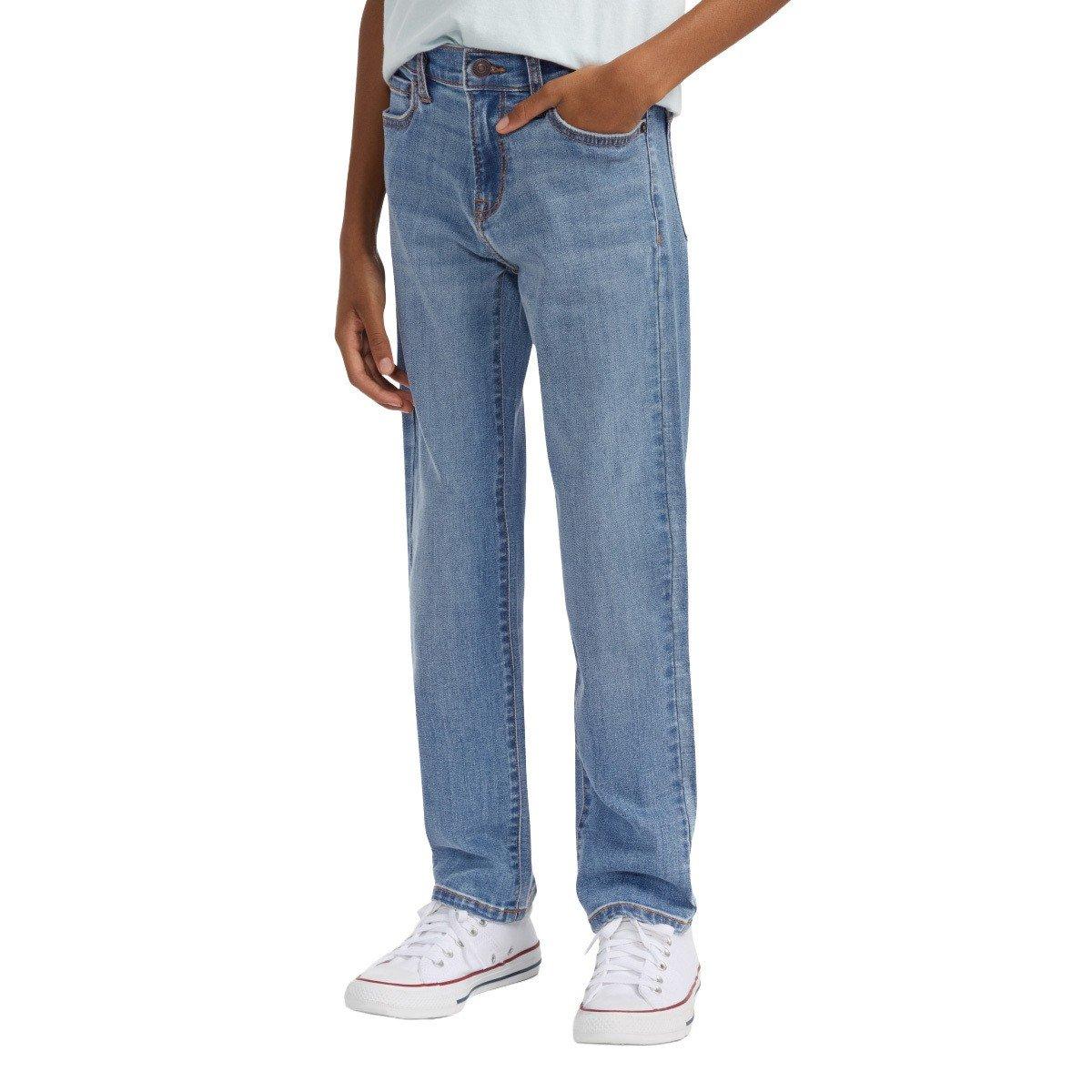Boys' abercrombie kids Classic Relaxed Fit Straight Jeans