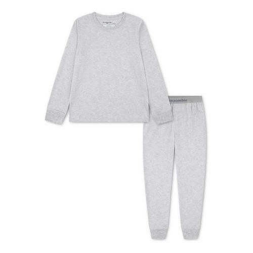 Kids' abercrombie kids Long Sleeve Solid T-Shirt and Joggers Pajama Set - Primary Image