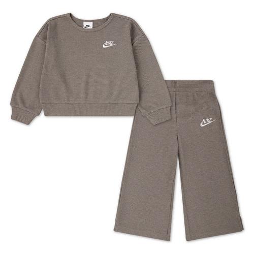 Girls' Nike 2-Piece Lurex Waffle Set - Primary Image