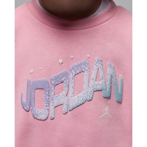Toddler Girls' Jordan Club Bubble Crewneck Sweatshirt Set - Primary Image