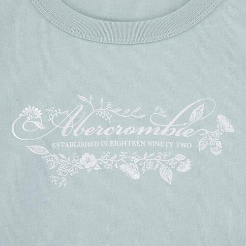 Girls' abercrombie kids Floral Script Shirt - Primary Image