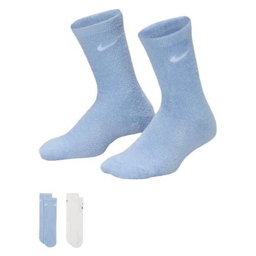 Youth Boys' Nike Snowman Fuzzy 2 Pack Crew Socks - Primary Image