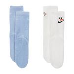 Youth Boys' Nike Snowman Fuzzy 2 Pack Crew Socks - Thumbnail 3 of 4