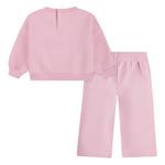 Baby Girls' Nike Wide Leg Crewneck Sweatshirt Set - Thumbnail 2 of 4