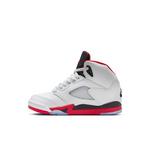 Little Kids' Air Jordan 5 Retro "Fire Red Black Tongue" Sneakers - Thumbnail 5 of 5