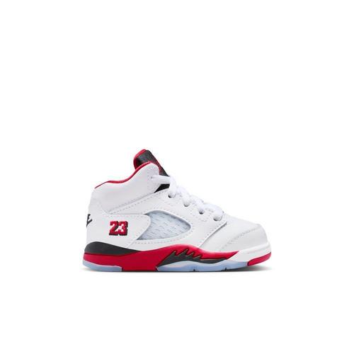 Toddler Jordan 5 Retro "Fire Red Black Tongue" Sneakers - Primary Image