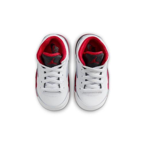 Toddler Jordan 5 Retro "Fire Red Black Tongue" Sneakers - Primary Image