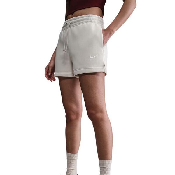 Women's Nike Sportswear Phoenix Fleece Lounge Shorts Medium Lt Orewood Brn/Sail