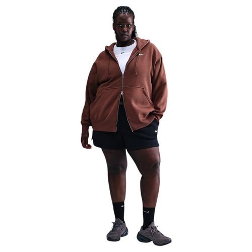 Women's Nike Plus Size Sportswear Phoenix Fleece Mid-Rise Shorts - Primary Image