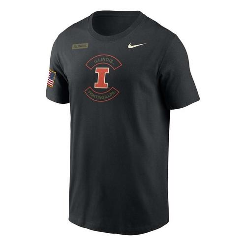 Nike Illinois Fighting Illini Military Football T-Shirt - Primary Image